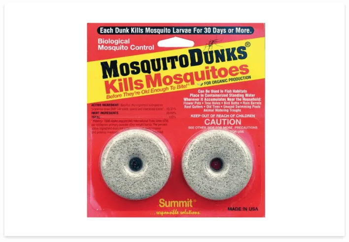 Mosquito Dunks public health product